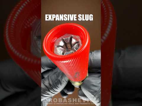 SLUG SHOTGUN SHELL #12gauge #shotgunshorts #expansiveslug #asmr #reloadanimation #drobashot