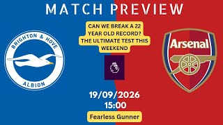 Brighton v Arsenal - Match Preview (19/09/2026)