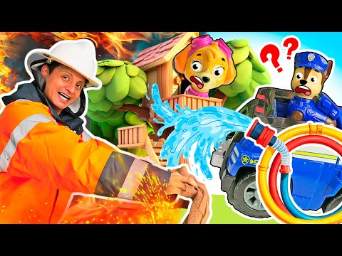 ¿Qué han hecho los cachorros de Paw Patrol? Incendio de la Patrulla Canina.