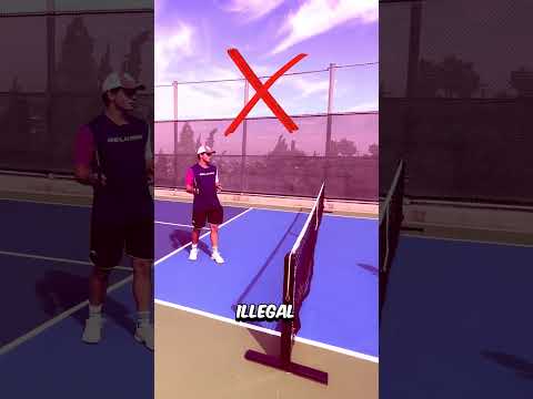 IS THIS PICKLEBALL SHOT ILLEGAL?  #pickleballtips #pickleball #enhancepickleball