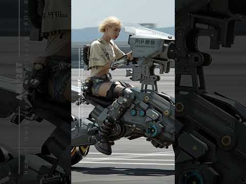 🦾 フレア=オーロラ|플레어오로라|Flare Aurora|極光女爆者#sciencefiction #mechanic #femalerider #cyberpunk