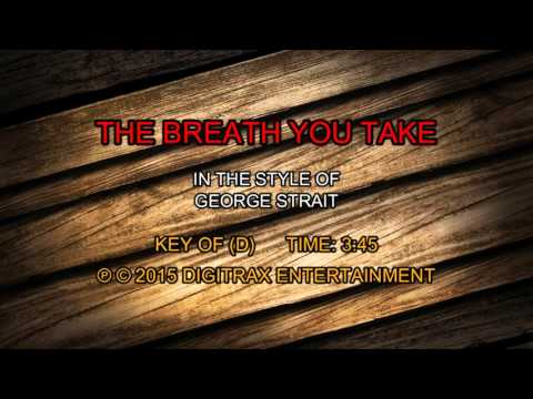 George Strait – The Breath You Take (Backing Track)