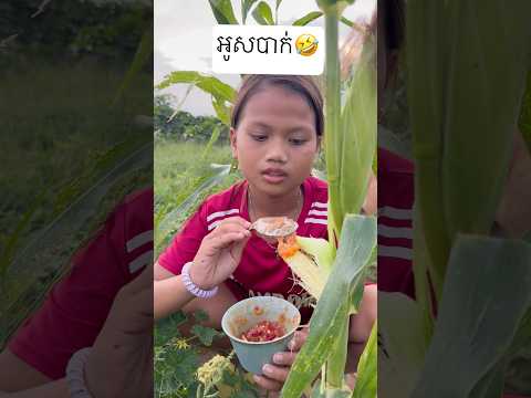 អូសបាក់ 🤣🤣 #edit #food #wildfruit #eatingrice #eatrice