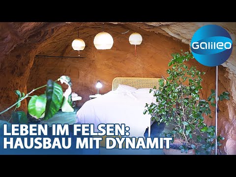 Dynamit und Kreativität: Grant Johnson, der moderne Fred Feuerstein im einzigartigen Felsenhaus