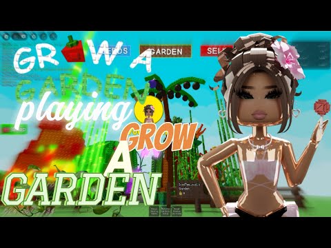 PLAYING GROW A GARDEN + YAPPING 🫧