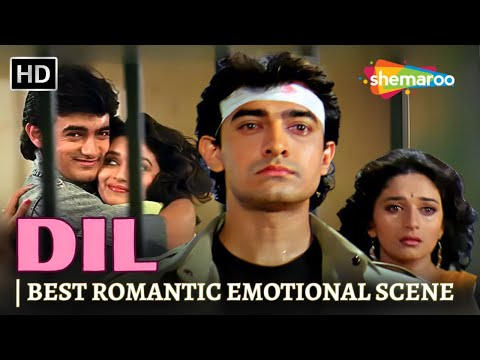 Aamir Khan & Madhuri Dixit Romantic Emotional Scene! 🥺💘 - Dil (1990) - Best Scene