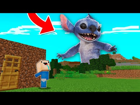 STITCH... NO LO MIRES en MINECRAFT 😰  BEBÉ NOOB LILO Y STITCH