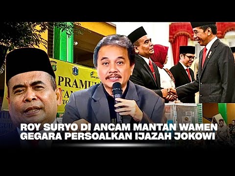 Mantan Wamen Era Mulyono Pemilik Kios Pramuka Ancam Roy Suryo Soal Ijazah Palsu Jokowi