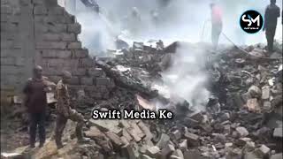 🚁BREAKING! Helicopter CRASHES in Mwihoko, Kiambu — Eye Witness Reveals What Happened!