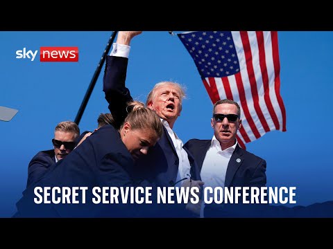 Watch live: US secret service holds news conference about Donald Trump assassination attempt