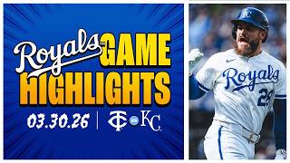 It's Good to Be Home | Royals vs. Twins Highlights 3/30/26