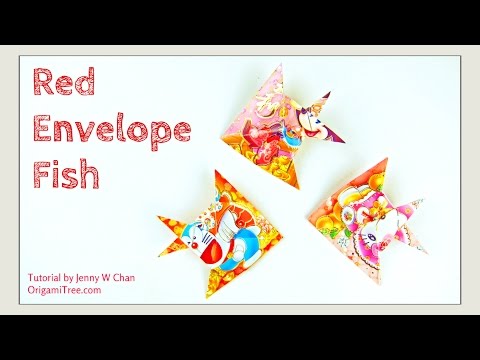 Chinese New Year Crafts: RED ENVELOPE FISH 紅包魚 - Easy...