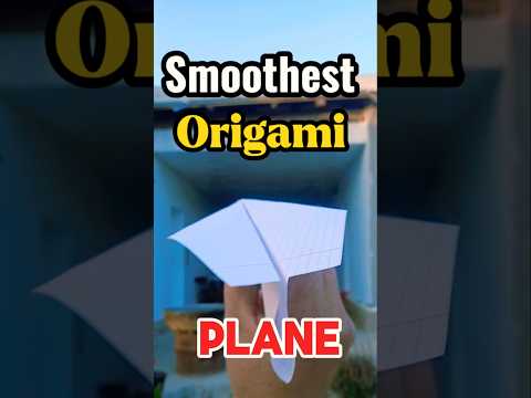 🚀 Smoothest Paper Plane Ever! Flys Like a Real Jet ✈️ #viral