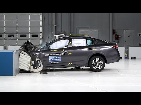 2023 Subaru Legacy updated moderate overlap IIHS crash test