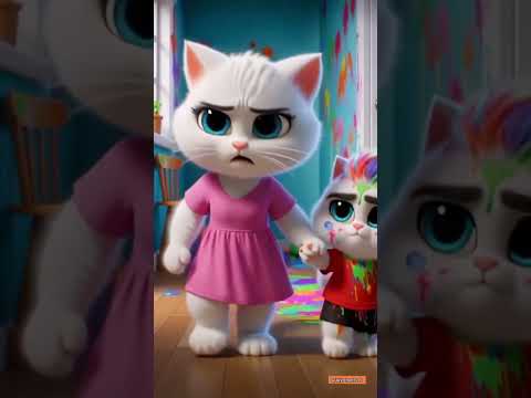 "Rainbow Monster Billu #cat #cutecat #kitten #cats #catlovers #catvideos