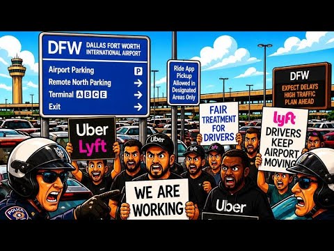 🚨Have a police presence DFW airport overflow lot‼️￼