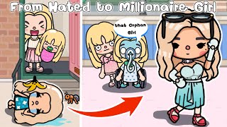 From Hated To Millionaire Girl  👧🏻 💔💰Toca Life Story | Toca Boca