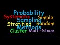 Sampling Methods and Techniques