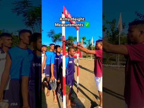 Army Height Measurements ✅ #army #pda #eyecondition #legcondition #armylover #motivation