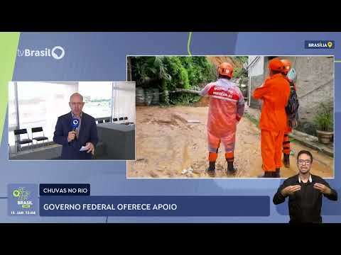 Governo federal oferece apoio às vítimas da chuva no Rio de Janeiro
