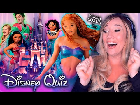Disney Song Quiz EXPOSED Me 😱 (I Was NOT Ready) | Vocal Coach FAIL