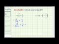 Division Involving Fractions and Integers