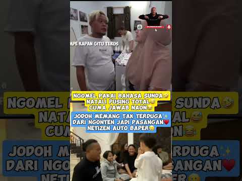 Kocak Banget🤣 Nathalie Di Omelin Sule Pakai Bahasa Sunda, Dijawab ‘Naon Si? 😂 #trending #fyp