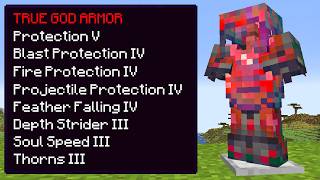 I Obtained PROTECTION 5 GOD ARMOR in Minecraft Hardcore