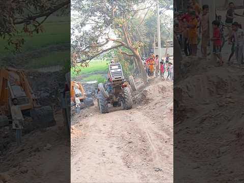 tafe tractor trolley fully loaded power test 🚜 #tafe #tractor
