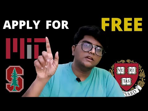 How to get application fee waiver | Apply for #Free