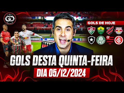 ⚽️ TODOS OS GOLS DESTA QUINTA 05/12/2024 GOLS DE HOJE, GOLS DO DIA, GOLS DO BRASILEIRÃO (COMPLETO)