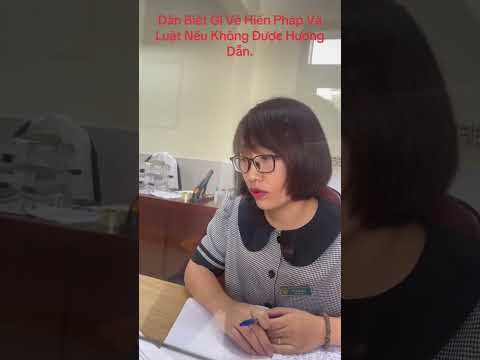 Cán bộ khing thường nhân dân là không biết gì về hiến pháp và luật #tintuc