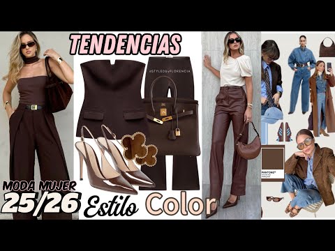 MODA Y TENDENCIAS 2025 COMO VESTIR Y COMBINAR LOS COLORES DE TENDENCIA ESTE OTOÑO