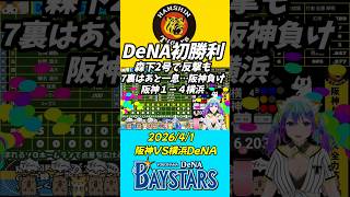 DeNA初勝利森下第2号HR7回裏後1歩足りなかった！　#阪神タイガース　#森下翔太　#shorts