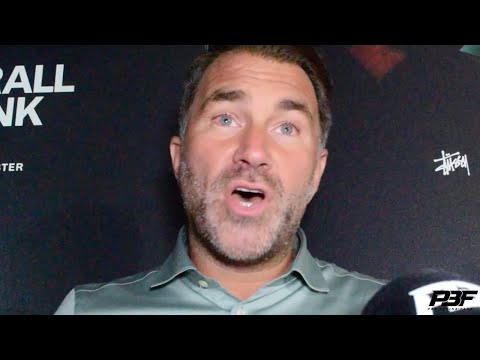 EDDIE HEARN BRUTAL REACTION TO TYSON FURY COMMENTS, ANTHONY JOSHUA RETURN AND TALKS JAKE PAUL