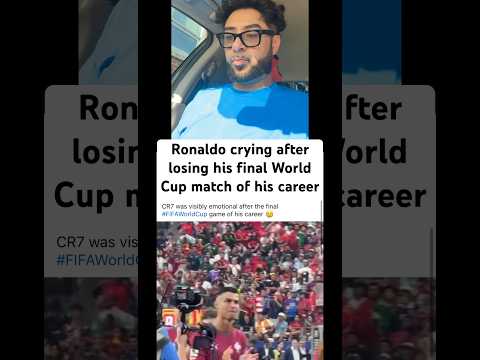 CR7 was visibly emotional after the final #FIFAWorldCup game of his career