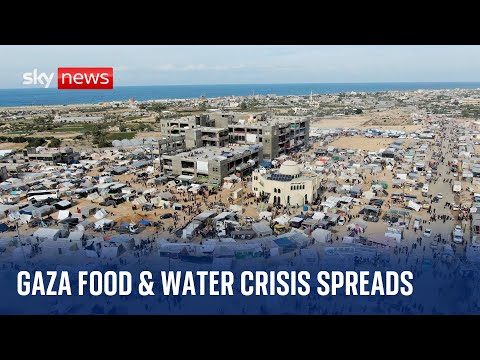 Displaced Gazans facing growing food and water crisis | Israel-Hamas war