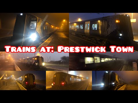 *Mega Fog* Trains at Prestwick Town (18/12/21)