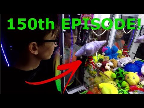 #150! WINNING at the claw machine! #150!!!