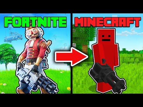 Minecraft But, We Added ITEMS From Different Games...