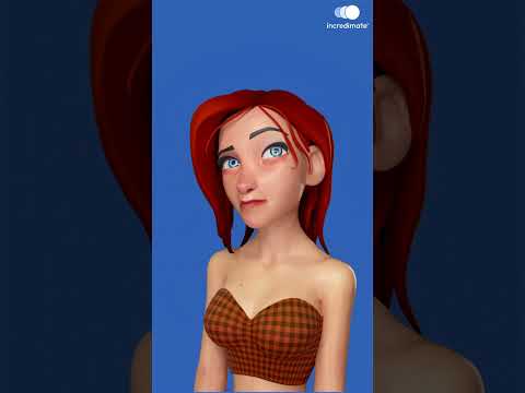 Animating Emotions – Female Character Expression Test | 3D animation | Incredimate | #animation #3d