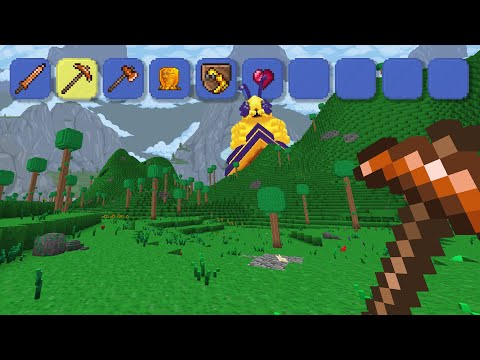 Minecraft's Terraria Mod is like 3D Terraria!