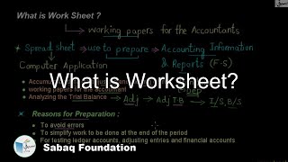What is Worksheet?