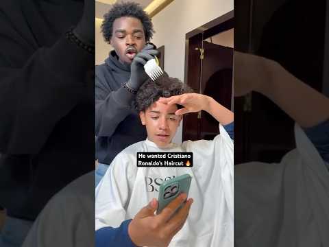 Cutting Ronaldo Jr’s Hair!