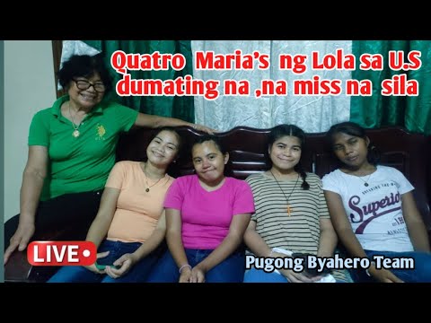 Tito Herns Tv is live!QUATRO MARIAS NG LOLA SA U.S DUMATING NA