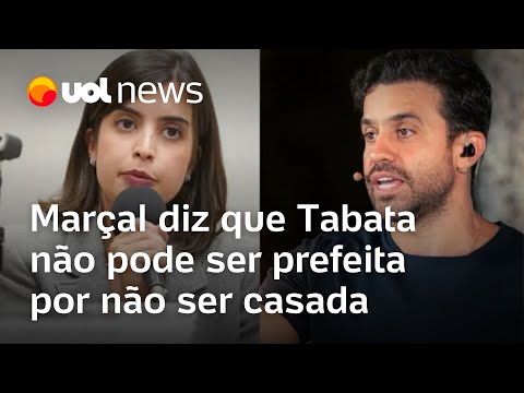 Pablo Marçal diz que Tabata não pode ser prefeita por não ser casada; deputada rebate