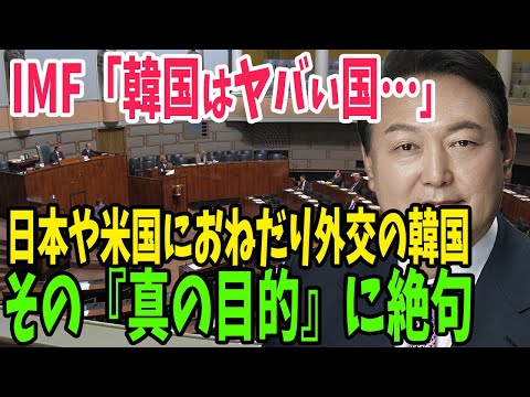 【海外の反応】IMFからやばい国認定の韓国。日本へのおねだり外交を本格化するも…【アメージングJAPAN】