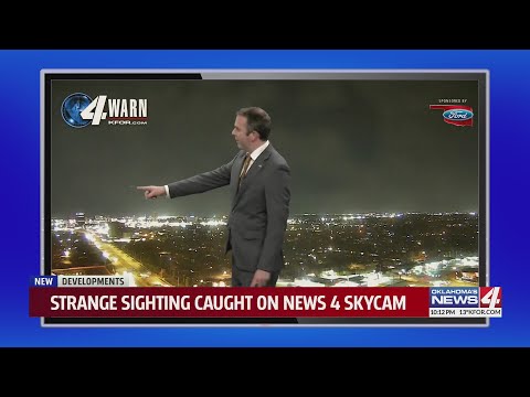 Strange sighting caught on News 4 Skycam
