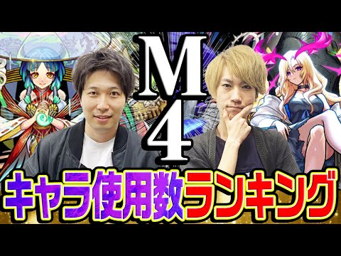 【モンスト】M4タイガー桜井&宮坊のキャラ使用回数ランキング！プレイ歴約10年で異次元の領域へ!!?