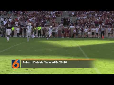 Auburn Defeats Texas A&M 28 20